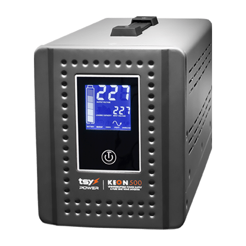 UPS 500VA, repornire automata, afisaj LCD, protectii multiple, Input AC 155-285V UPS-KEON-500VA