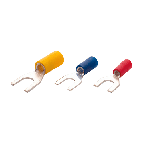 Terminale izolate de tip furca, sectiune transversala 1.50-2.50mm, M6, 200buc/set PCK-602