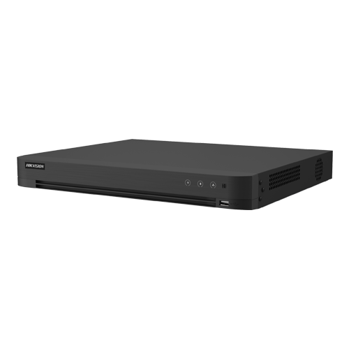 DVR AcuSense 8 ch., 5MP + 8 ch. IP 8MP, Audio bidirectional, Alarma, 1U - HIKVISION iDS-7208HUHI-M2-XT(4A+8/4ALM)
