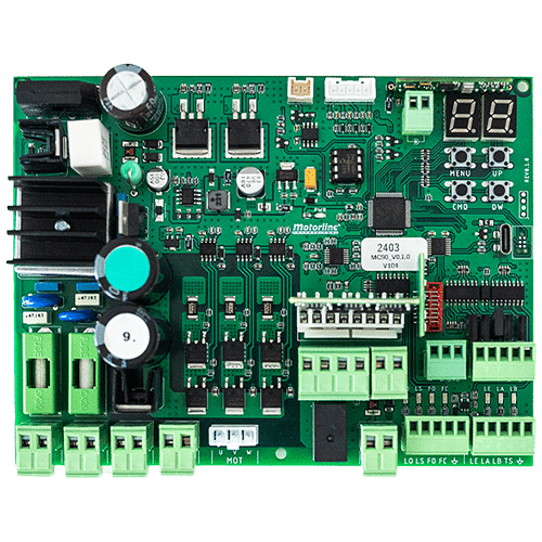 Placa electronica pentru barierele cu motor fara perii, TURBO - MOTORLINE MC90BL-BR-TURBO