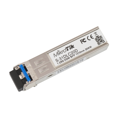 Modul SFP, 1.25G, Dual LC MM, 20km, 1310nm - Mikrotik S-31DLC20D
