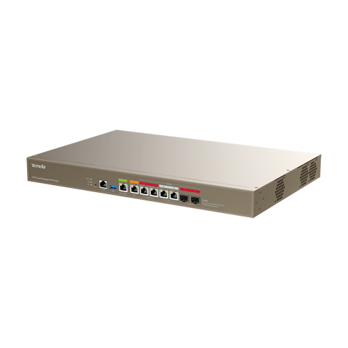 Router 1 x RJ45 2.5G, 3 x RJ45 1G, 2 x combo RJ45/SFP 1G, Multi-WAN, Cloud Management - TENDA TND-G300-F