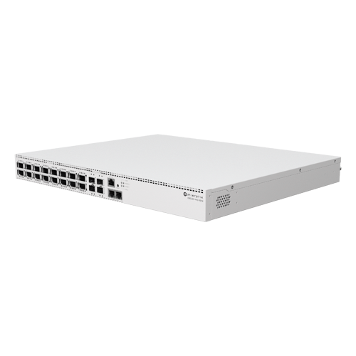 Switch L3, 4 x SF28 25G, 16 x QSFP28 100G, 2 x RJ45 10G - MikroTik CRS520-4XS-16XQ-RM