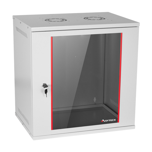 Rack perete 12U 19” 542X400, capacitate incarcare 50 kg, RAL7035 – ASYTECH Networking ASY-12U-5440SBW
