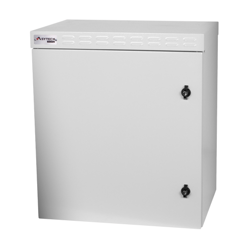 Cabinet rack exterior 12U 19” 600×450, capacitate incarcare 300 kg, IP55, IK10 – ASYTECH Networking ASY-12U-6045EXIP55