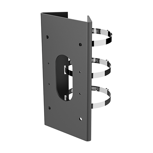 Adaptor montaj stalp pentru camere si doze, Black - HIKVISION DS-1475ZJ-SUS(BLACK)