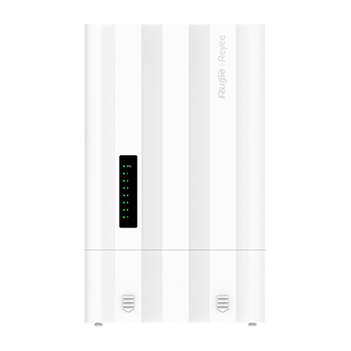 Switch exterior L2, 4 x PoE+ OUT, 5 x RJ45 1G, 2 x SFP 1G, AC Input, Cloud Management - Ruijie Reyee RG-ES207GS-AC-OD