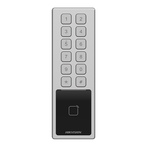 Tastatura cablata pentru AX Hybrid PRO G2, PIN, cititor MiFare, IP66, IK08 - HIKVISION DS-PK502MDX